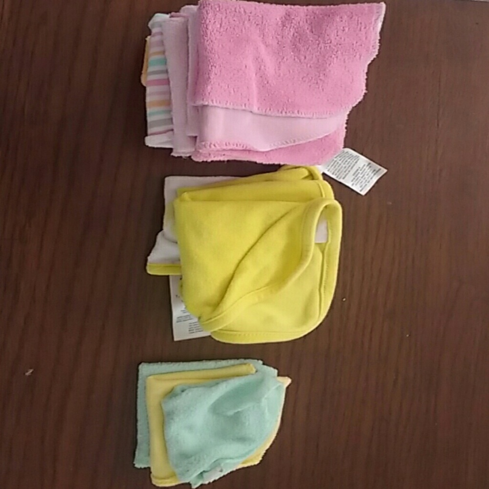 Bundle Of 17 Baby Wash Cloth